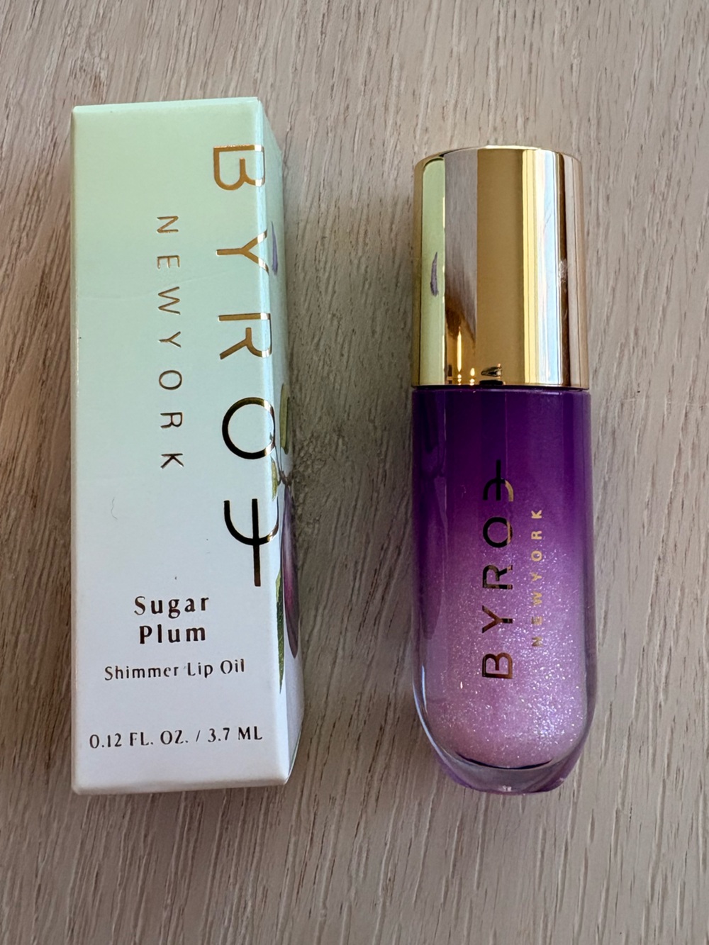 BYROE Sugar Plum Shimmer Lip Oil 3.7mL NEW